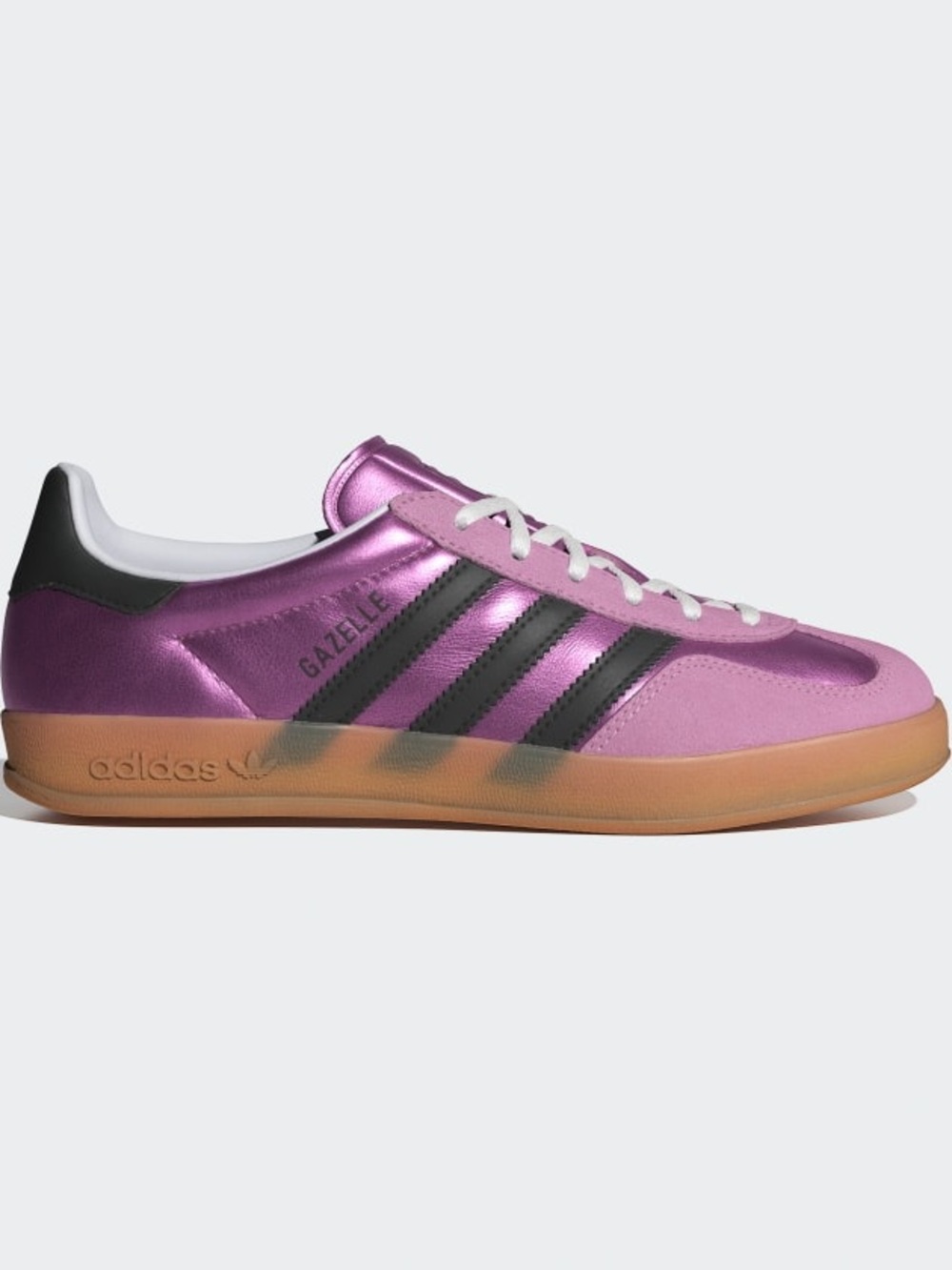 Adidas Gazelle Indoor Purple Metallic Gum Women’s Sneakers Sz 8